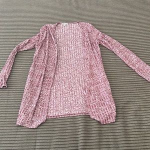 Maroon cardigan size medium